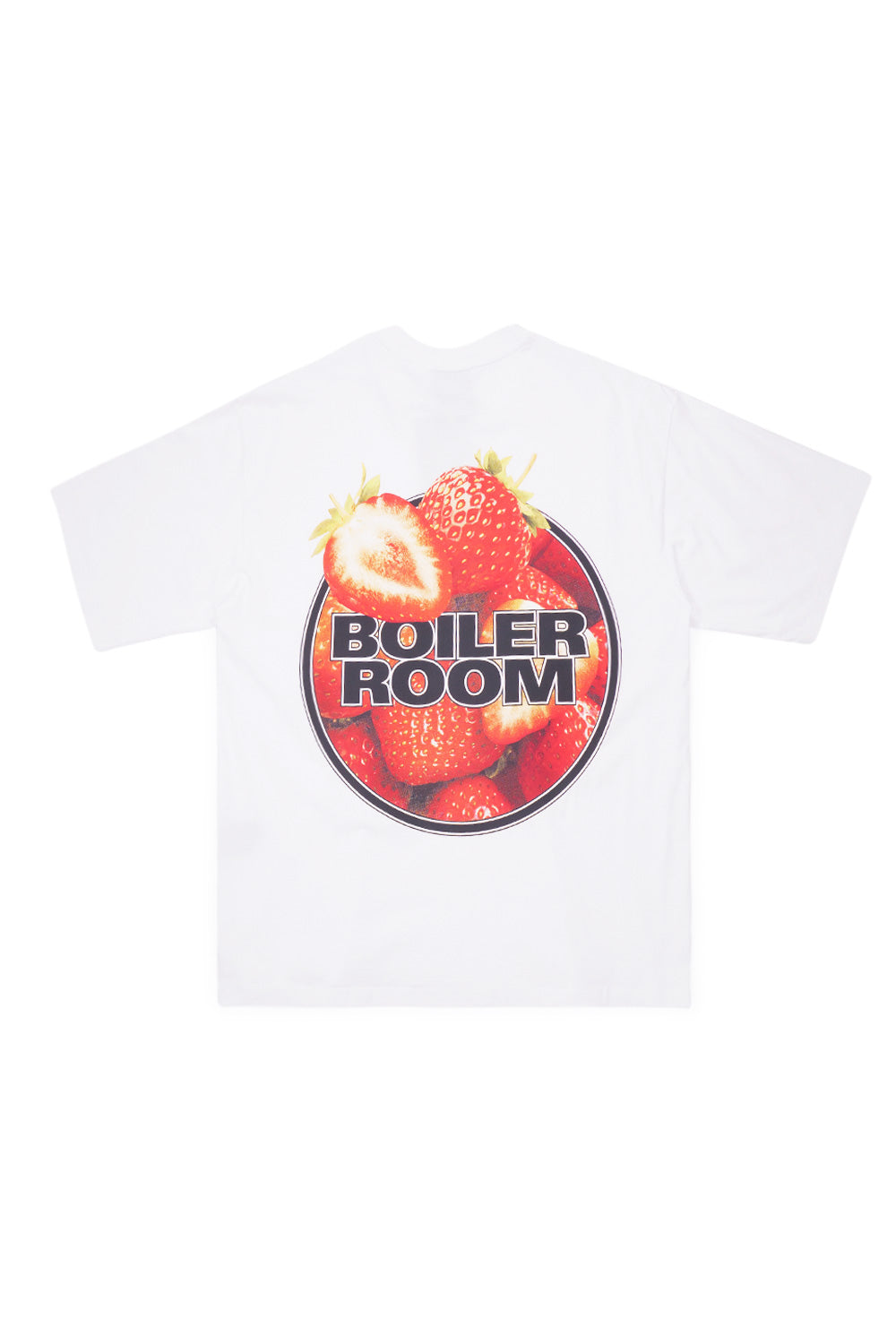 Boiler Room Strawberry Logo T-Shirt White - BONKERS