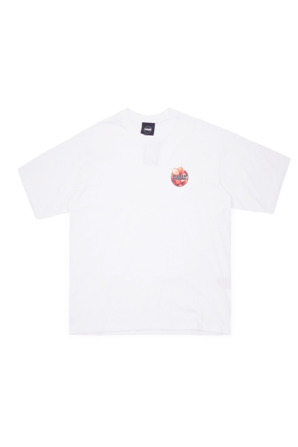 Boiler Room Strawberry Logo T-Shirt White - BONKERS