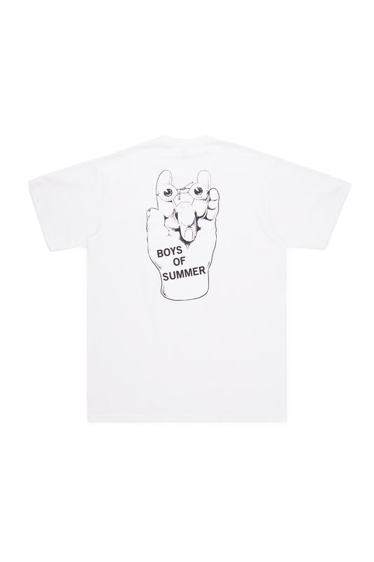 Boys Of Summer Fingers T-Shirt Weiss