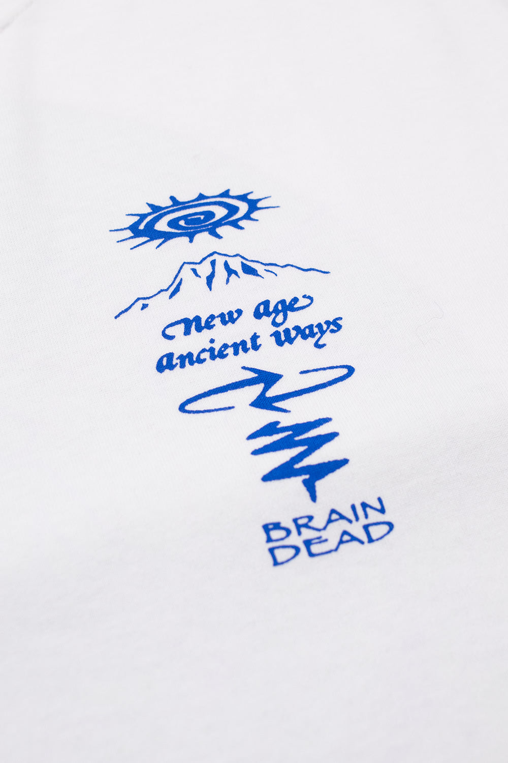 Brain Dead Ancient Ways T-Shirt White - BONKERS