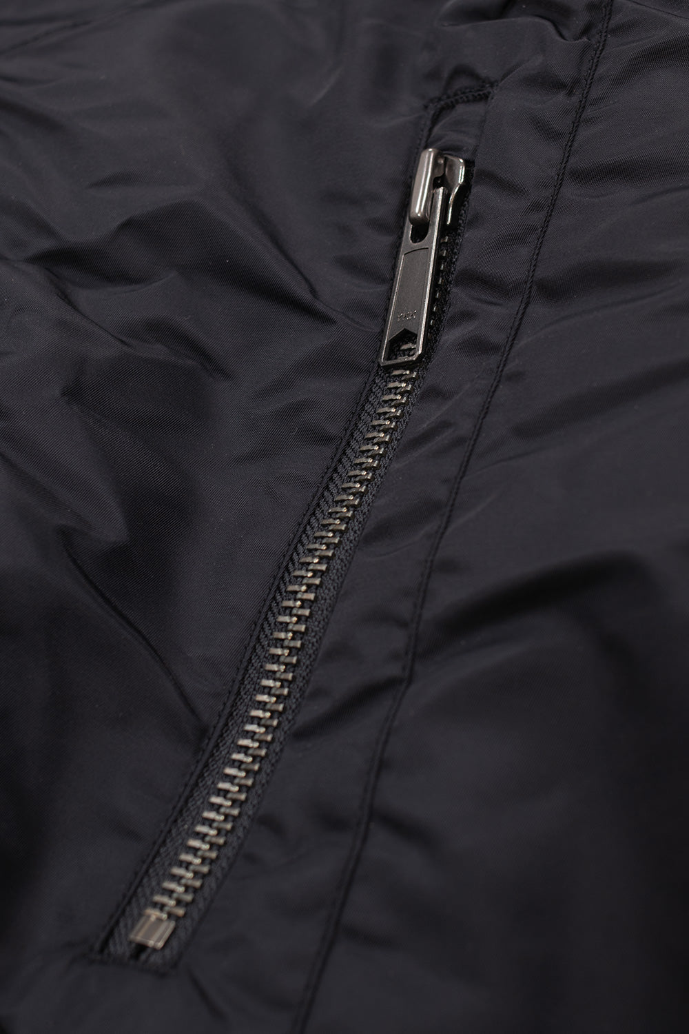 Brain Dead Embroidered 3D Flight Jacket Black, contemporary unisex bomber made from 100% nylon with mesh zip pockets and distinctive LA street style.