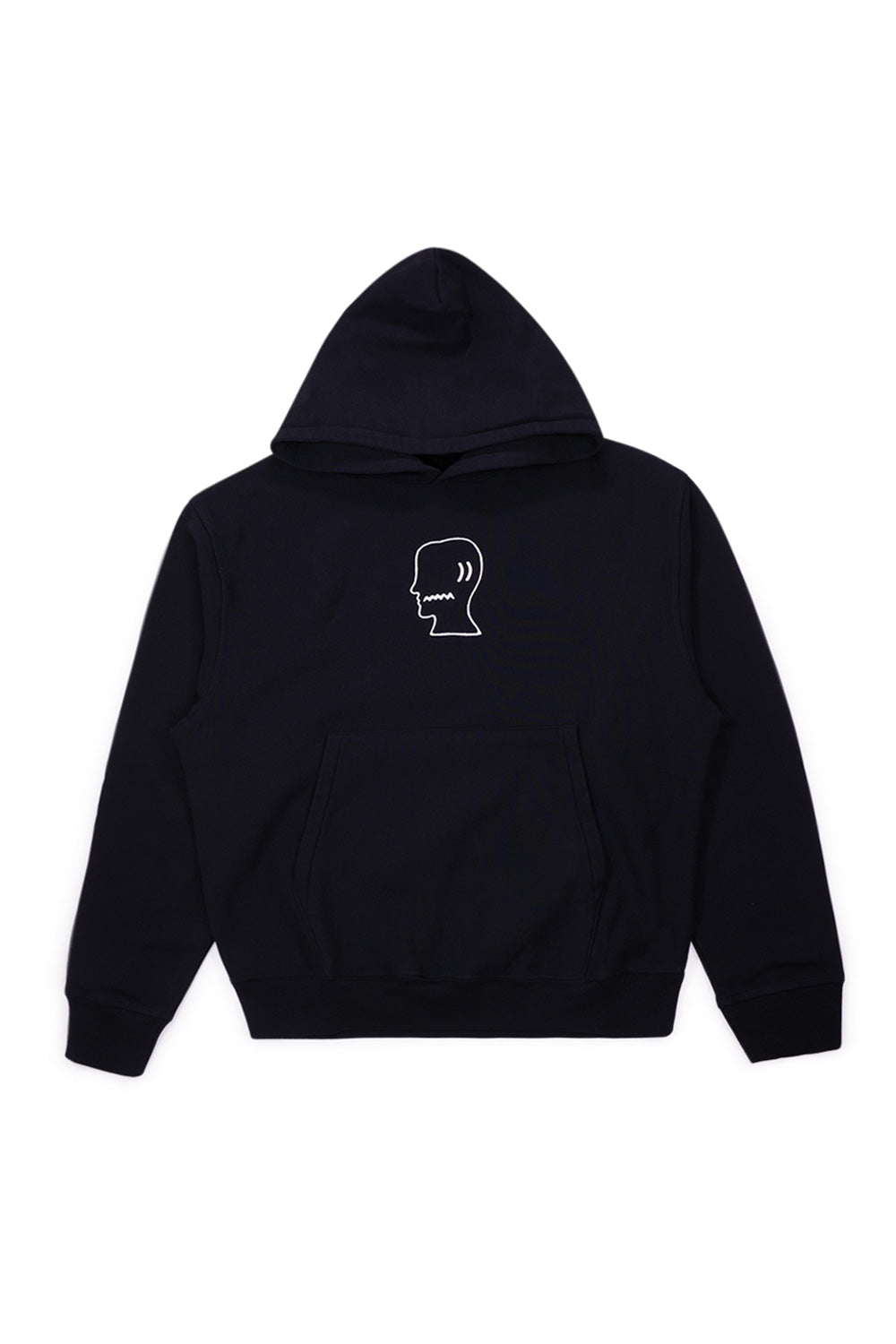 Brain Dead Logohead Hoodie Black - BONKERS