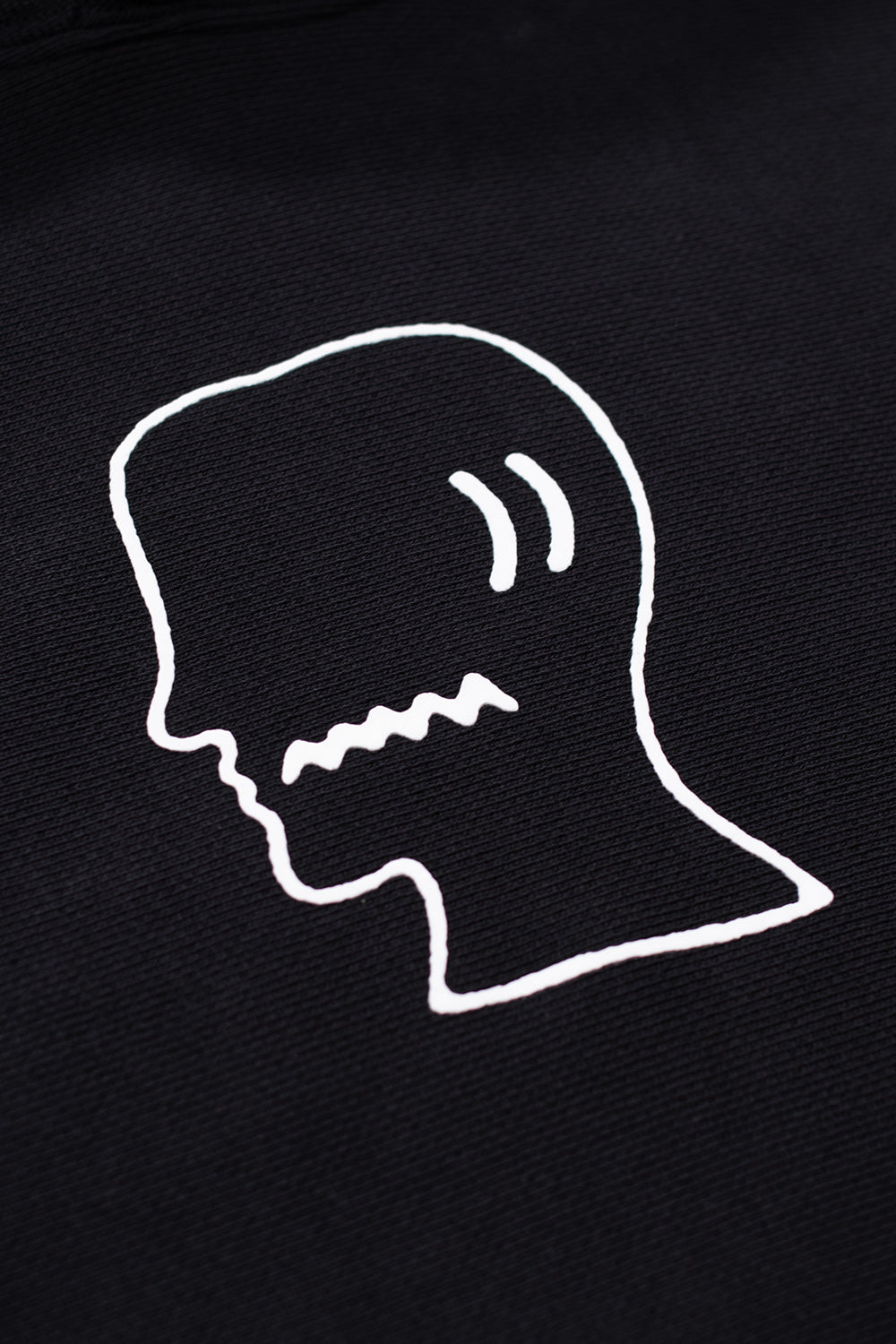 Brain Dead Logohead Hoodie Black - BONKERS