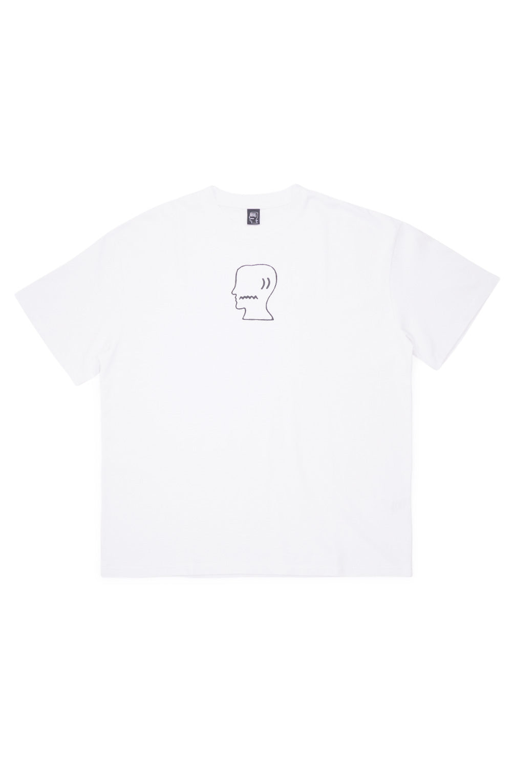 Brain Dead Logohead T-Shirt White - BONKERS