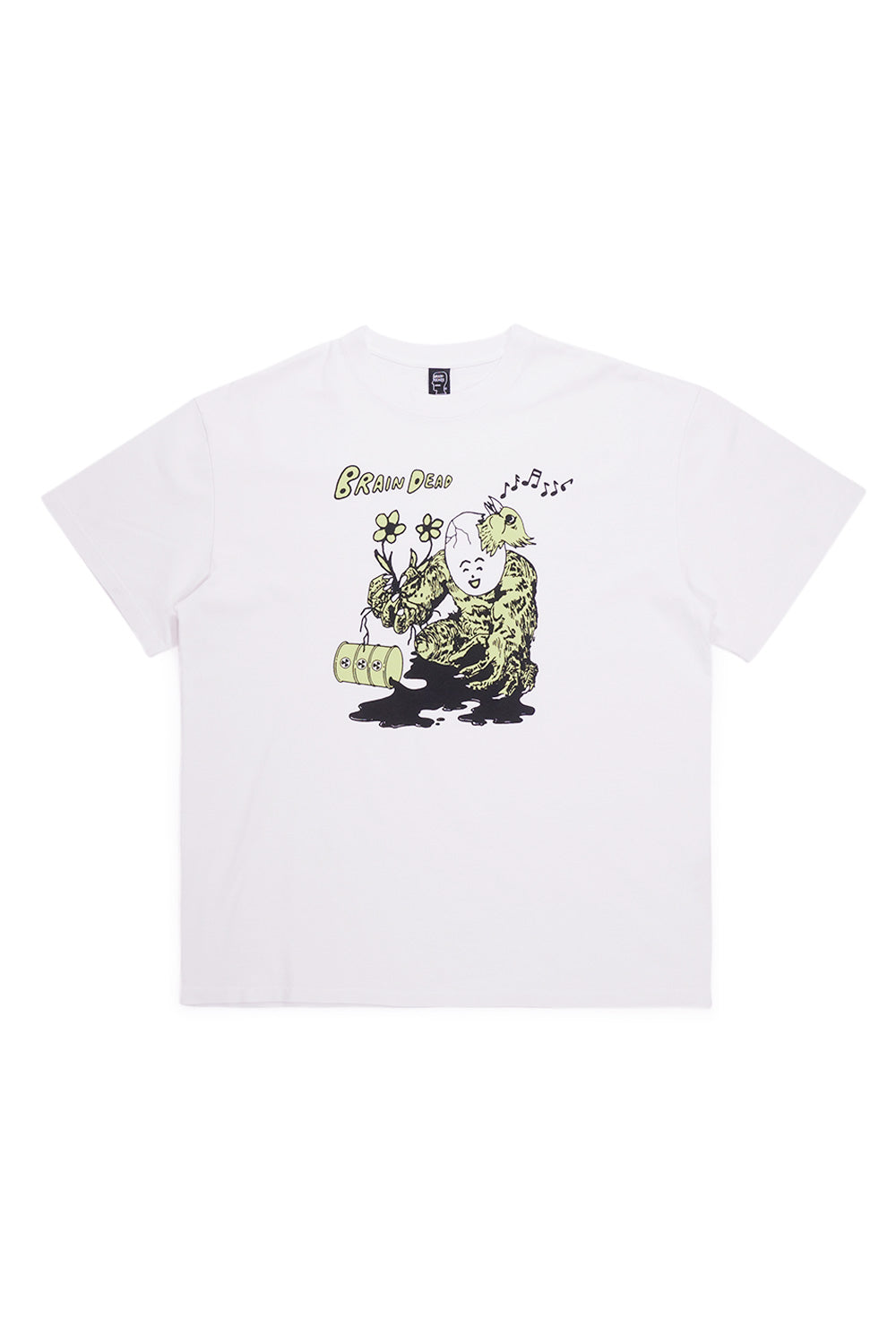 Brain Dead Nuclear Evolution T-Shirt White - BONKERS