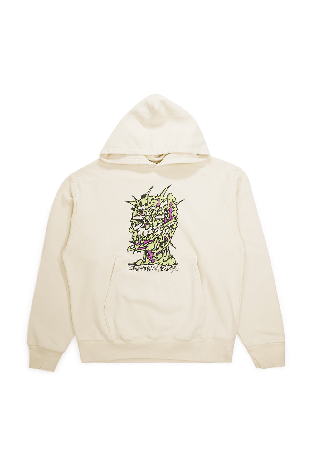 Brain Dead Scrambled Head Hoodie in Natural – Kapuzenpullover mit ikonischem Artwork und natürlichem Farbton