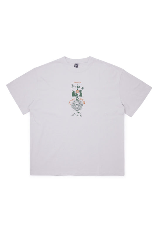 Brain Dead There Is A Way T-Shirt Grey - BONKERS