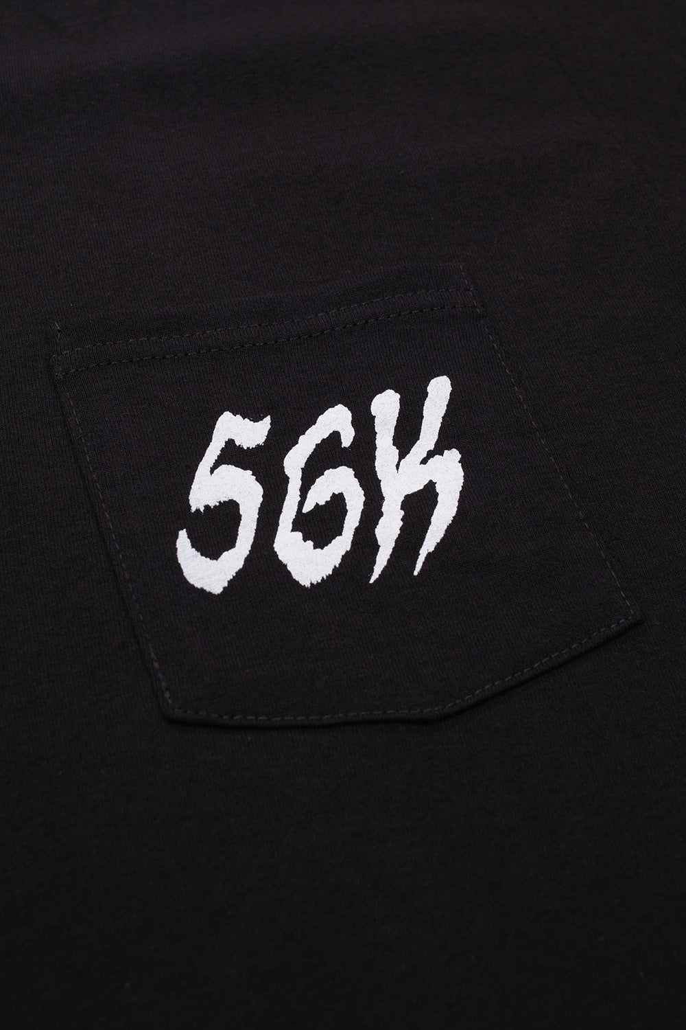 "Stylisches Bronze 56K T-Shirt mit Tiger-Stickerei – Schwarz, Regular Fit, perfekte Streetwear"