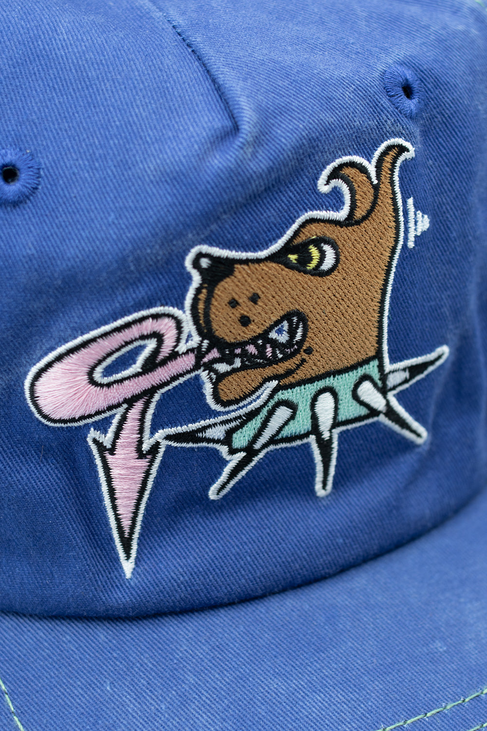 Butter Goods Canine 5 Panel Cap Washed Navy - BONKERS