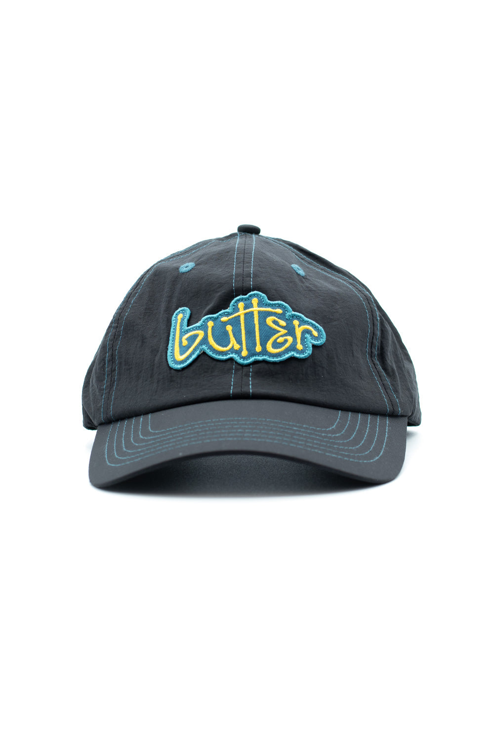 Butter Goods Connection 6 Panel Cap Black - BONKERS