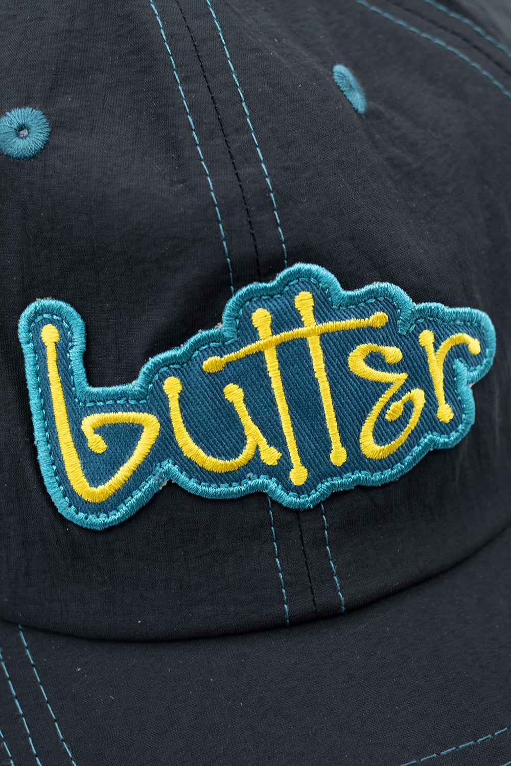 Butter Goods Connection 6 Panel Cap Black - BONKERS