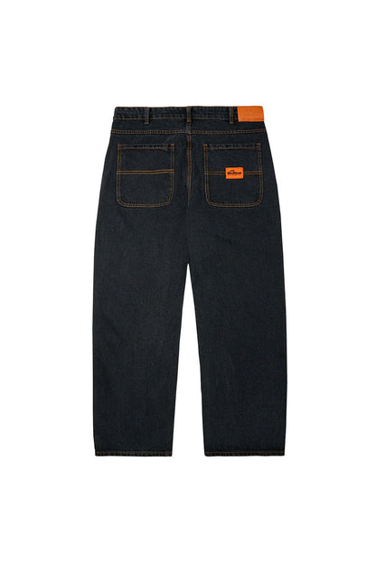 Butter Goods Santosuosso Denim Baggy Pants Verwaschenes Schwarz