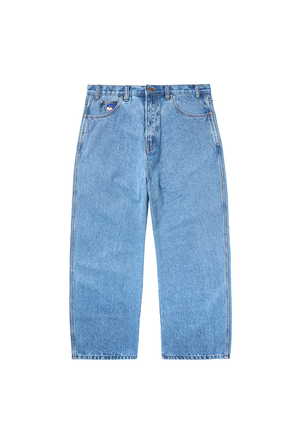 Butter Goods Santosuosso Denim Baggy Pants Verwaschenes Indigo