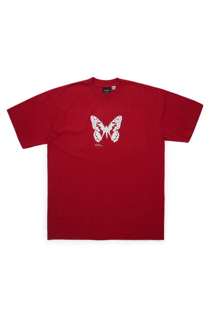 Bye Jeremy Butterfly T-Shirt Red - BONKERS