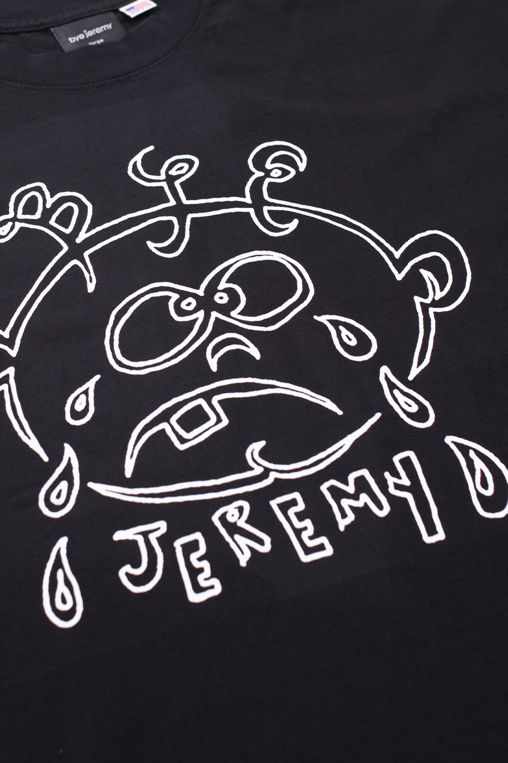 Bye Jeremy Grap T-Shirt Black - BONKERS