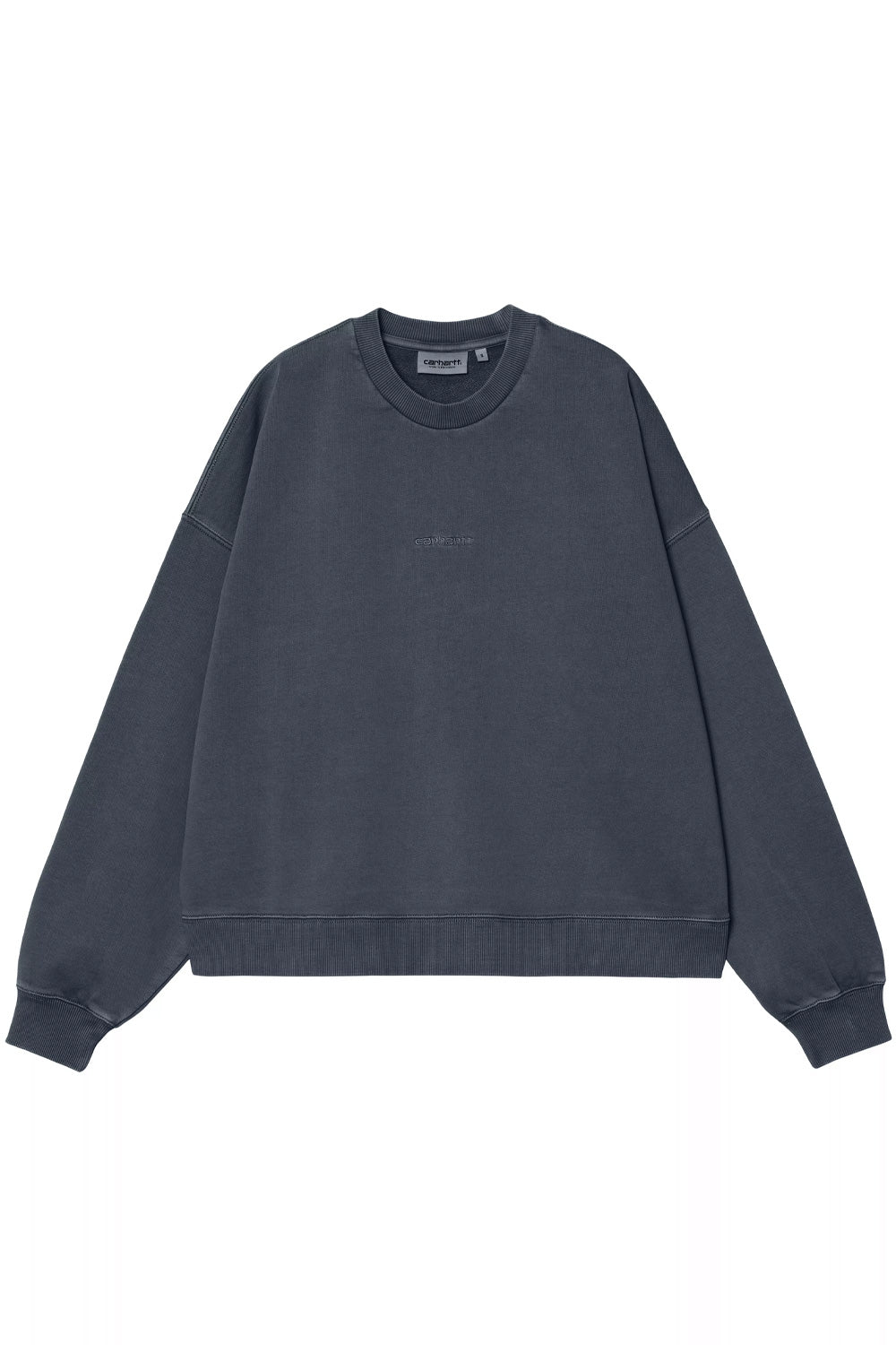Carhartt WIP Benton Sweatshirt Carbon (Garment Dyed) - BONKERS