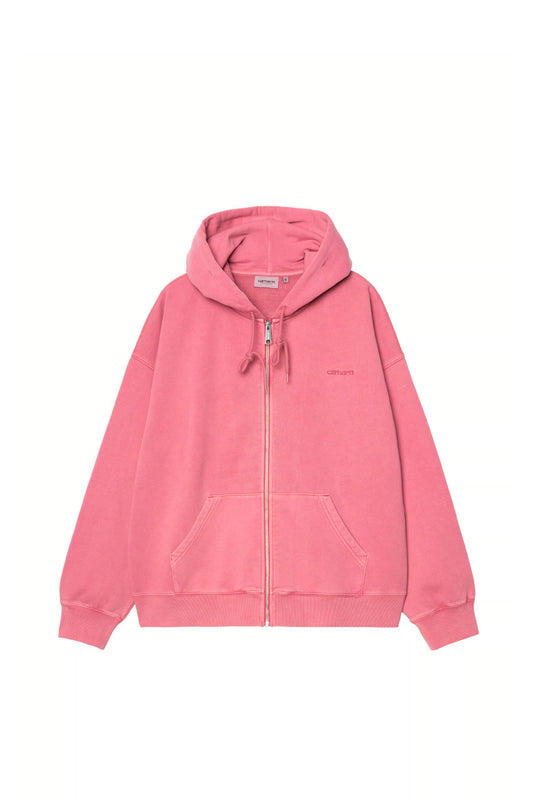 Carhartt WIP Hooded Benton Sweat Jacket Primrose (Garment Dyed) - BONKERS