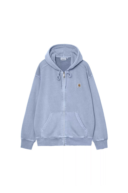 Carhartt WIP Hooded Nelson Jacket Gentle Blue (Garment Dyed) - BONKERS
