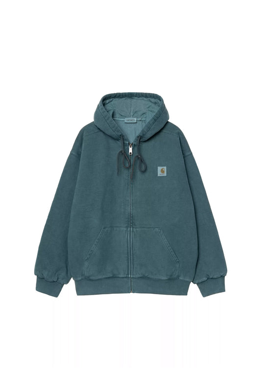 Carhartt WIP Hooded Vista Jacket Deep Lagoon (Garment Dyed) - BONKERS