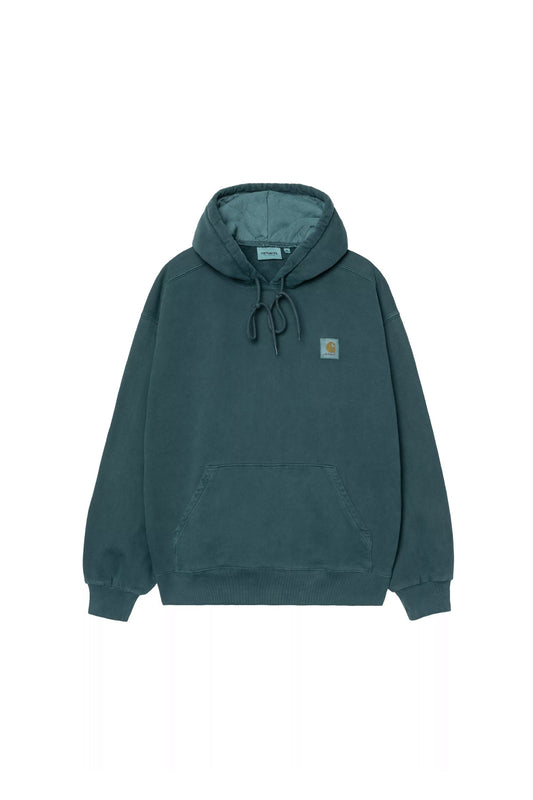 Carhartt WIP Hooded Vista Sweat Deep Lagoon (Garment Dyed) - BONKERS
