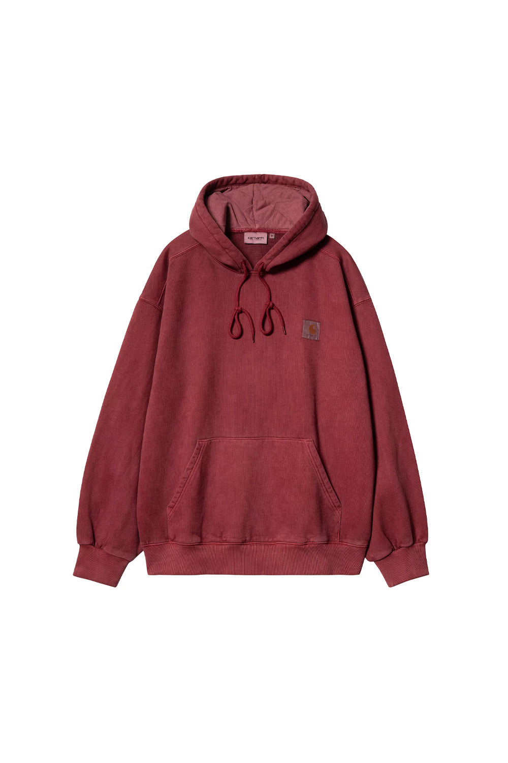 Carhartt WIP Hooded Vista Sweat Scarlet – Stylischer Hoodie in kräftigem Scarlet mit klassischem Carhartt WIP Design für einen modernen, urbanen Look.
