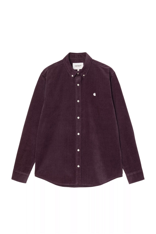 Carhartt WIP L/S Madison Cord Shirt Cozy Purple / Wax - BONKERS
