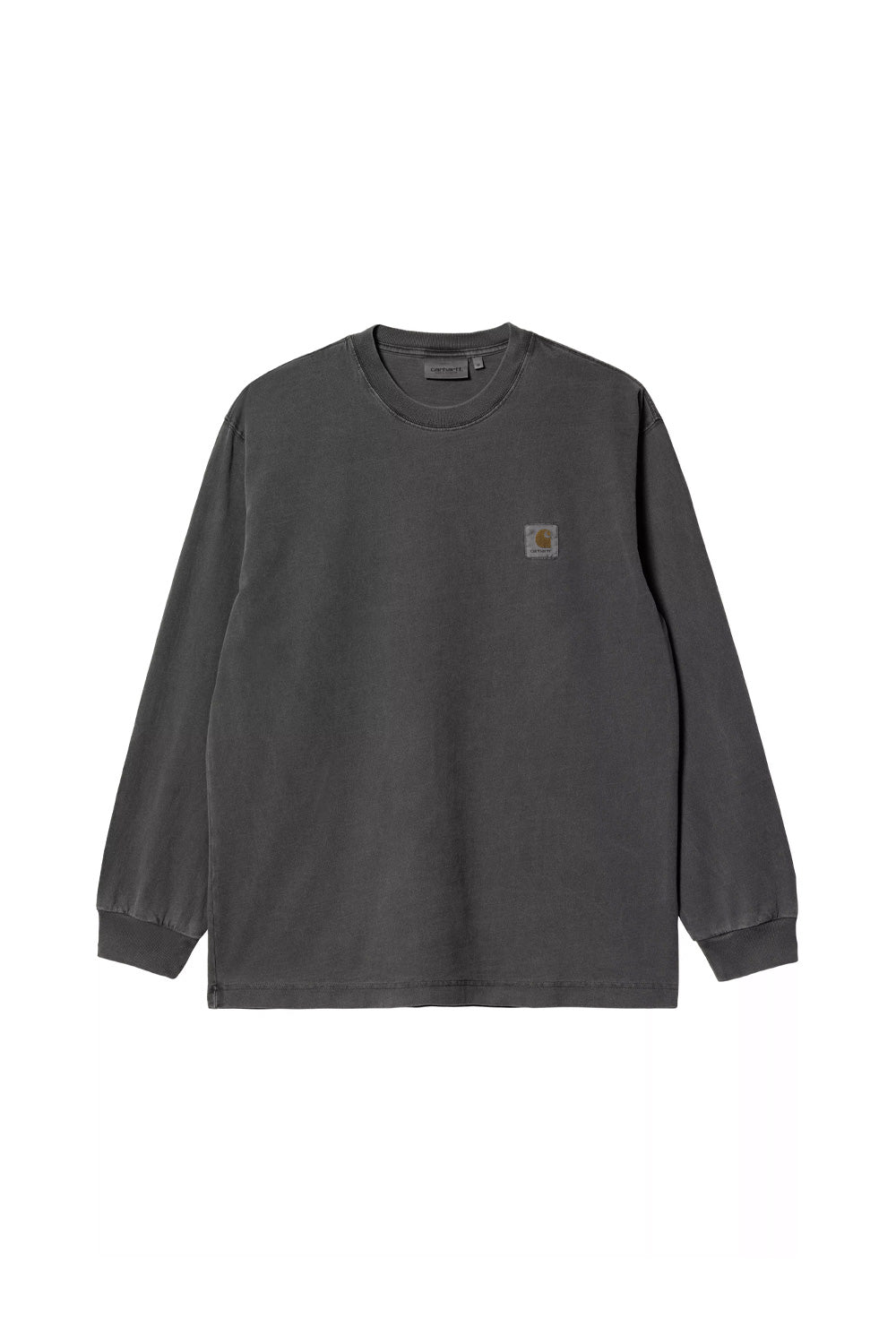 Carhartt WIP Longsleeve Vista T-Shirt Black (Garment Dyed) - BONKERS