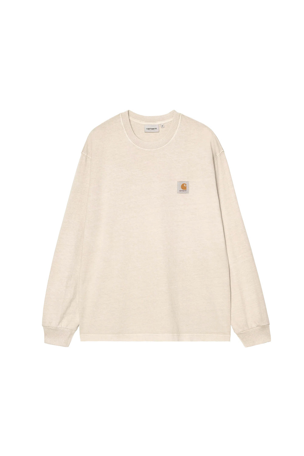 Carhartt WIP Longsleeve Vista T-Shirt Fleur De Sel (Garment Dyed)