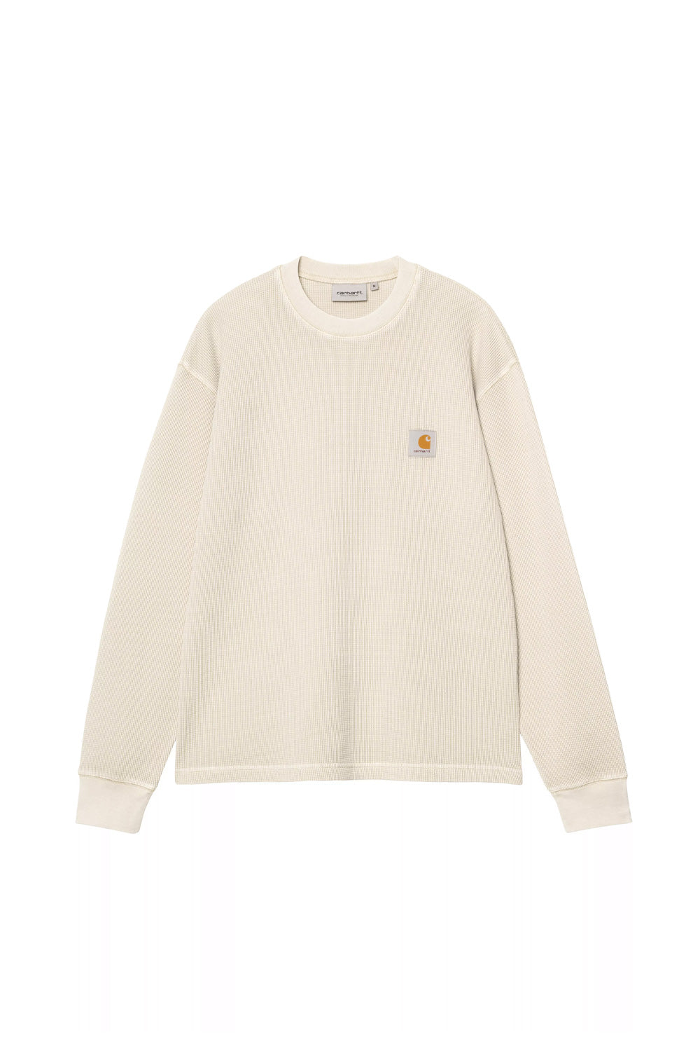 Carhartt WIP Longsleeve Vista Waffle T-Shirt Fleur De Sel (Garment Dyed) - BONKERS