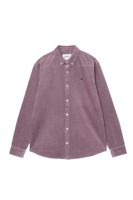 Carhartt WIP L/S Madison Cord Shirt Phlox / Phlox - BONKERS