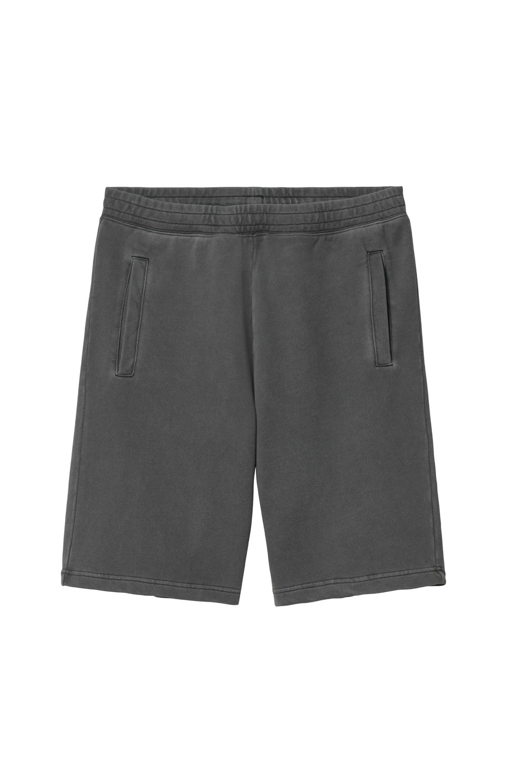 Carhartt WIP Nelson Sweat Short Black (Garment Dyed) - BONKERS