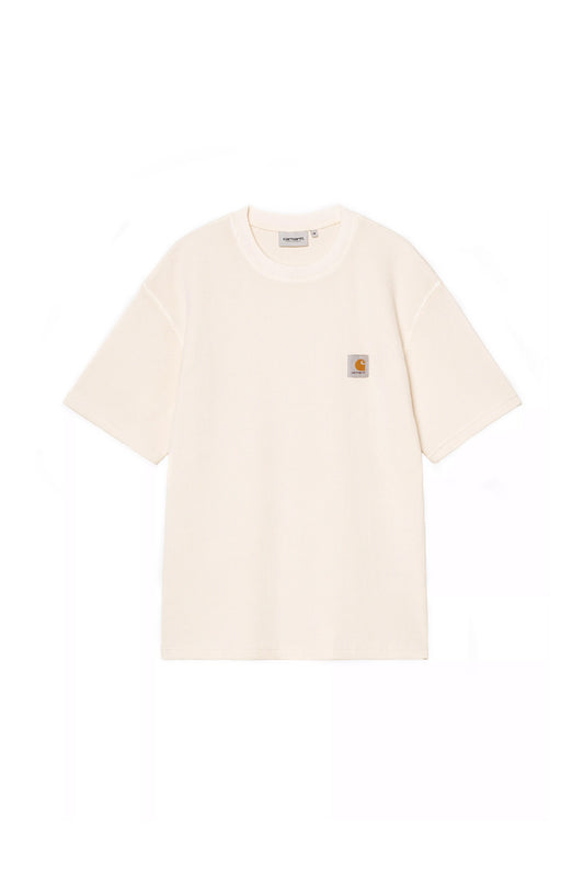 Carhartt WIP Nelson Waffle T-Shirt Natural (Garment Dyed) - BONKERS