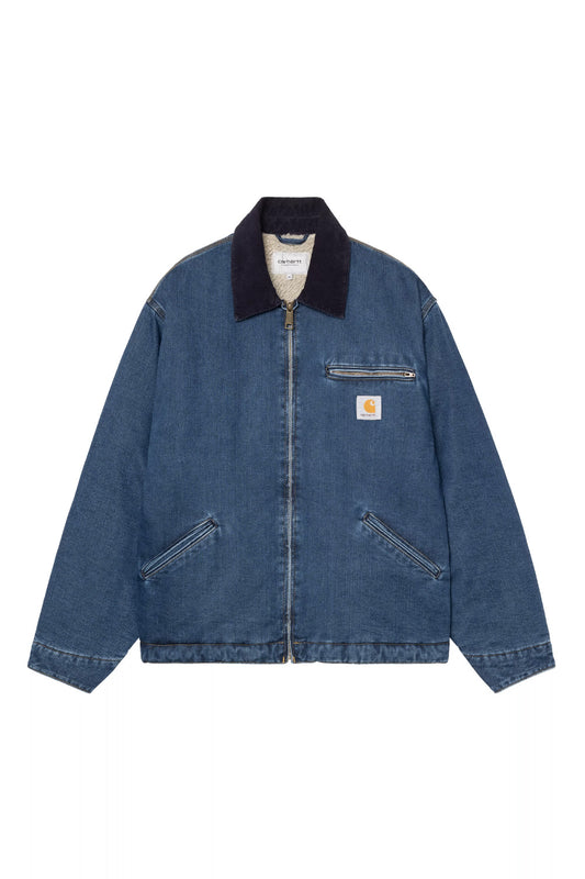 Carhartt WIP OG Detroit Jacket Blue / Dark Navy (Stone Washed) - BONKERS