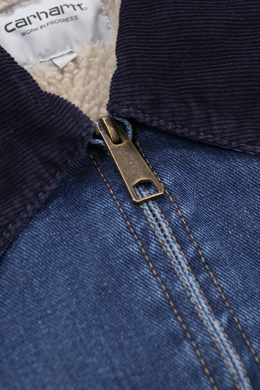 Carhartt WIP OG Detroit Jacket Blue / Dark Navy (Stone Washed) - BONKERS