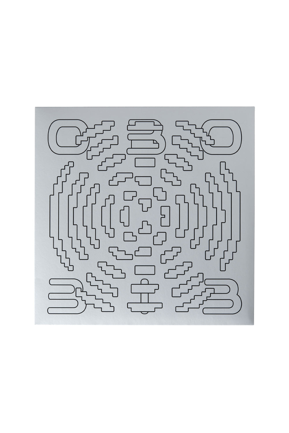 "Vorderseite der Carhartt WIP x Tresor 030 – 313 Vinyl Record – stylisches Cover-Design in Schwarz-Weiß mit Tresor- und Carhartt-Logos"