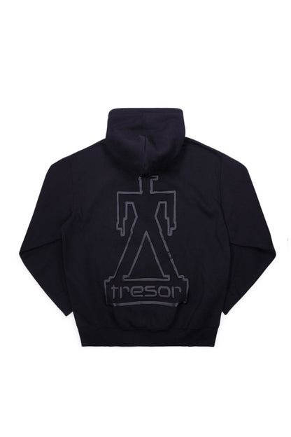 Carhartt WIP X Tresor Basement Hooded Sweatshirt Black / Grey - BONKERS