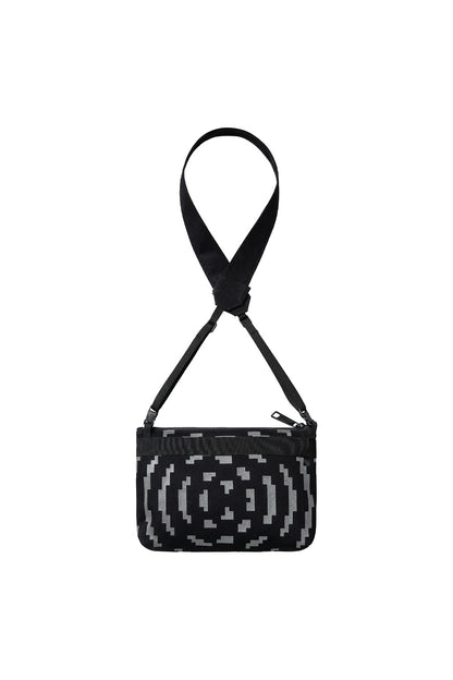 Carhartt WIP X Tresor Way Of The Light Strap Bag Black / Dark Grey Reflective - BONKERS