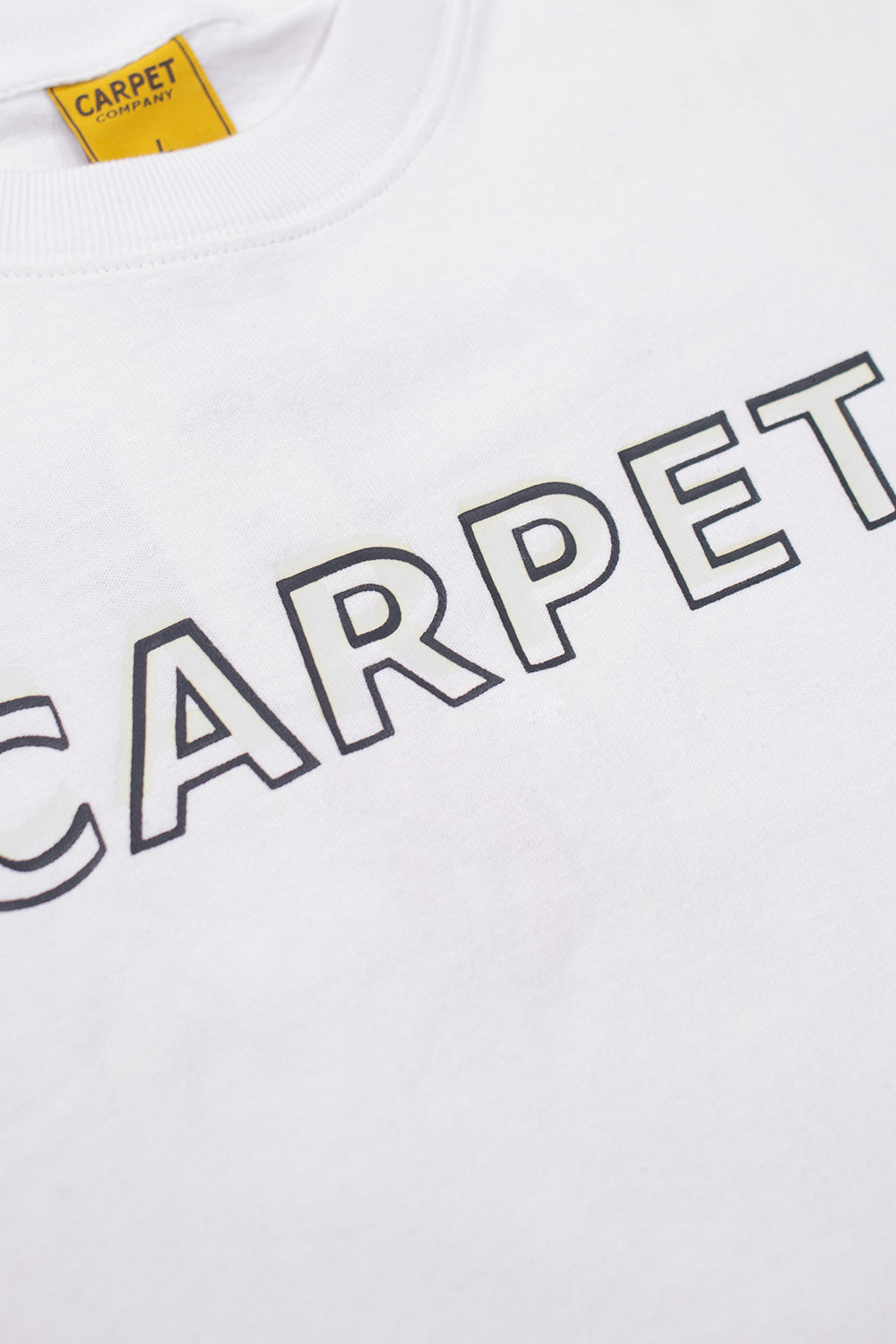 Carpet Company Missprint T-Shirt White (UV Print) - BONKERS