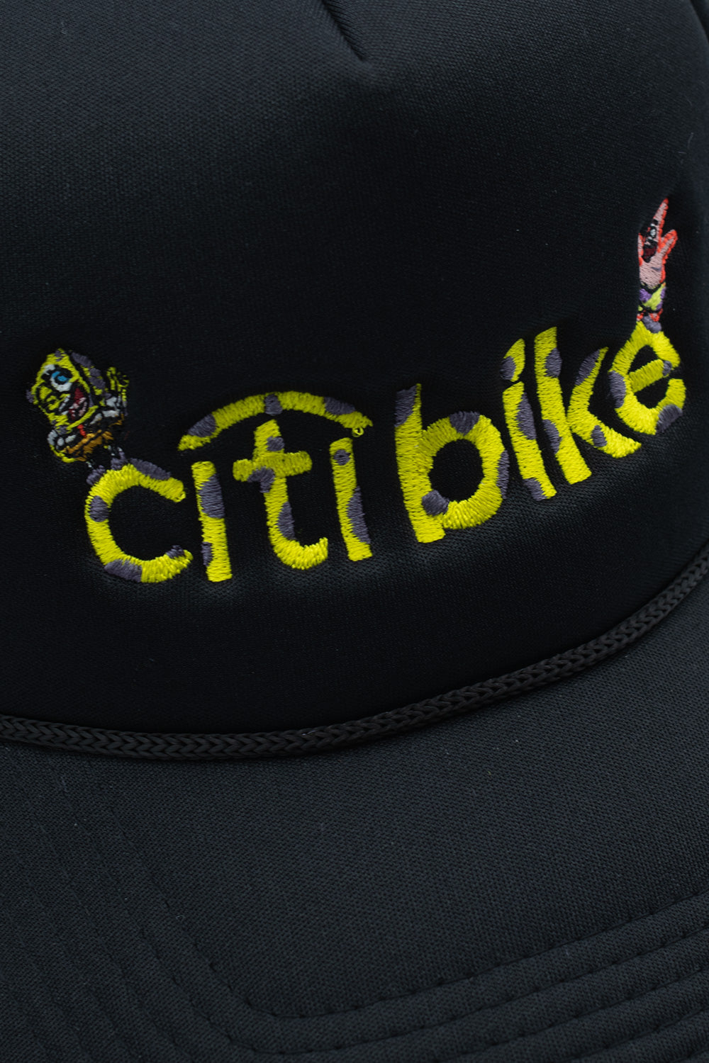 CitiBikeBoys Bob Trucker Cap Black - BONKERS