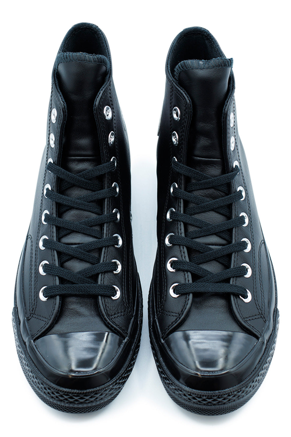 Unisex Converse Chuck 70 Hi Shoe Black Black White, iconic high-top design with durable leather construction and classic All Star details.