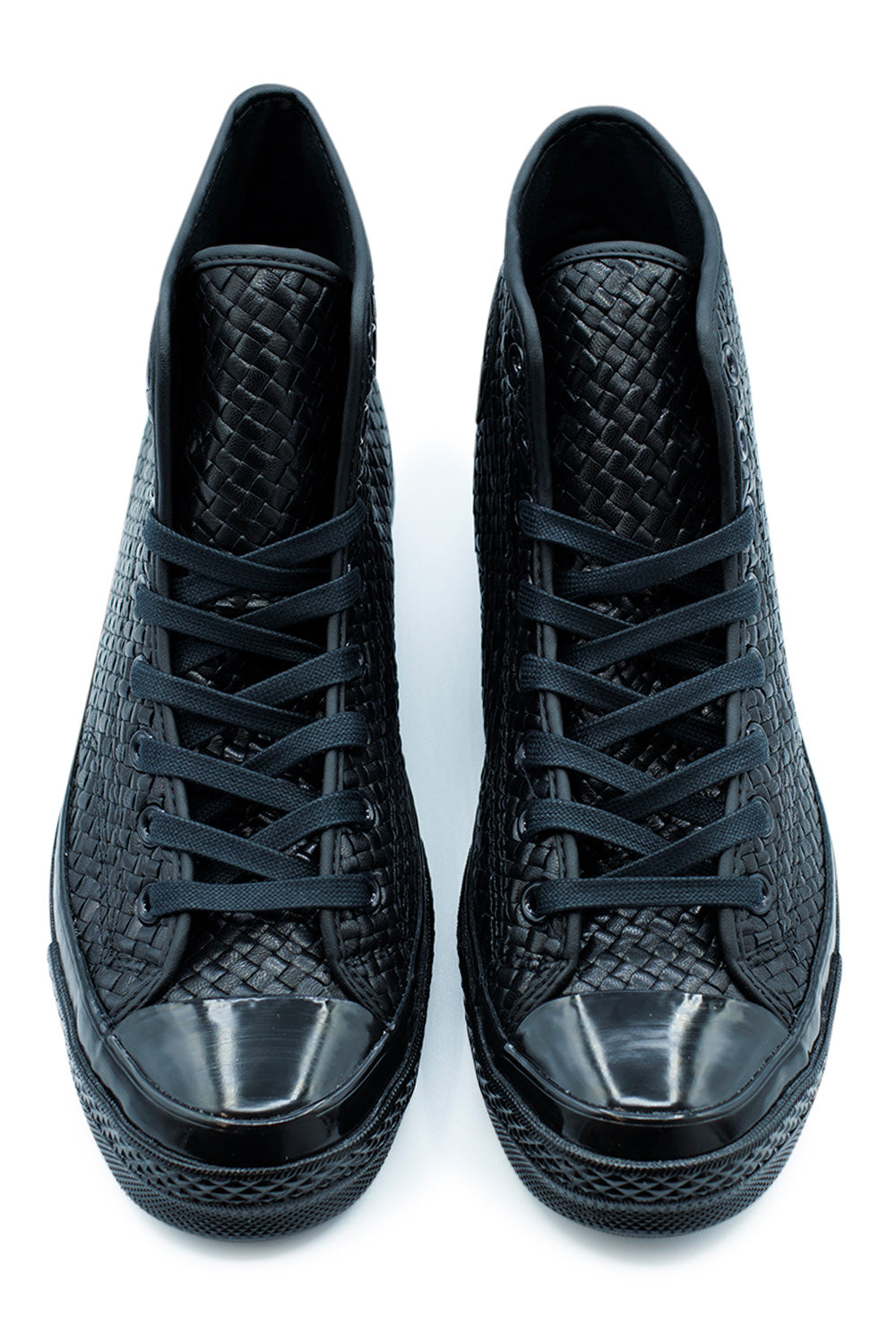 Converse Chuck 70 Hi Shoe (Woven Leather) Black Black Black