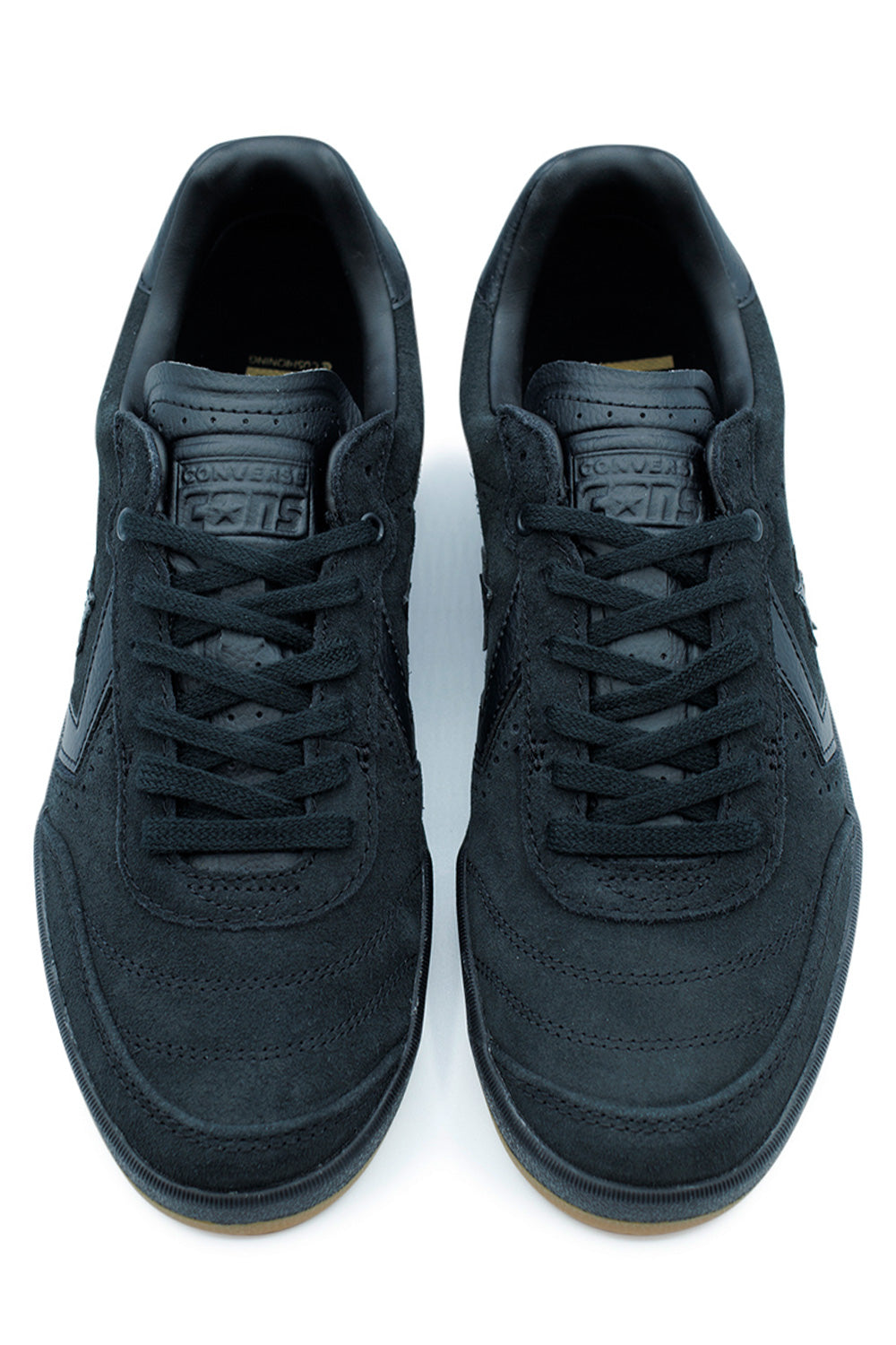 Unisex Converse CONS Louie Lopez Pro 2 OX Black Black Gum sneaker, pro skateboarding shoe with Chuck Taylor-inspired outsole traction.