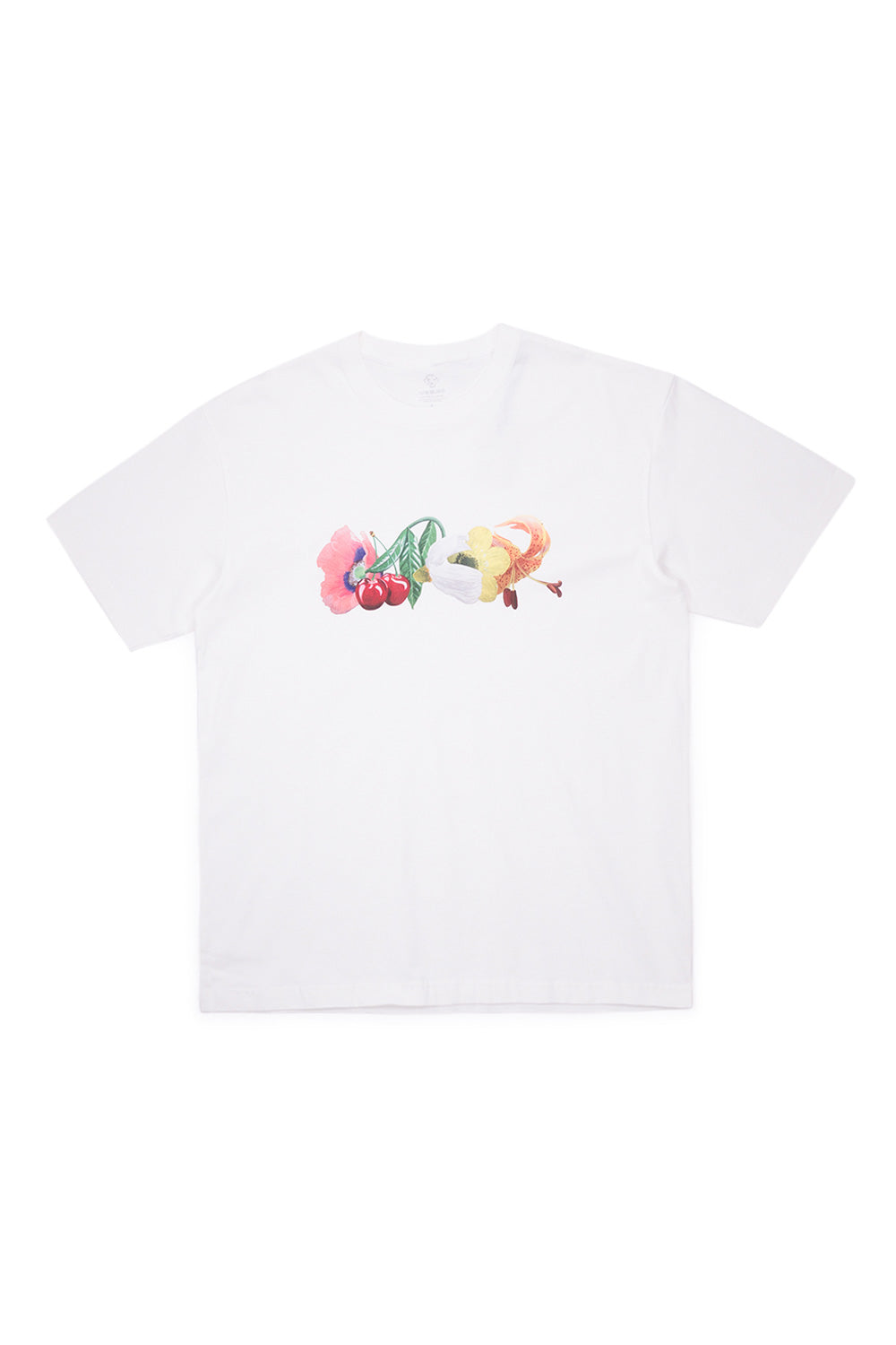 Dancer Glam Flowers T-Shirt White - BONKERS