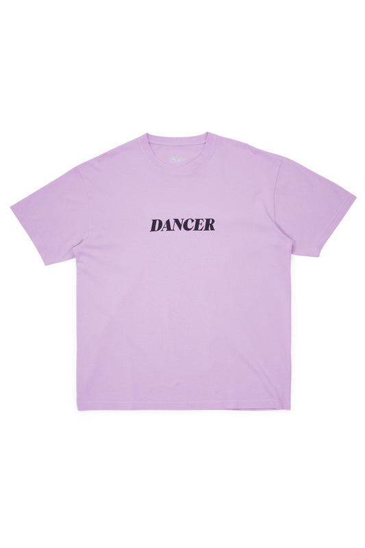 Dancer Italic Logo T-Shirt Pink (Pigment Dyed) - BONKERS