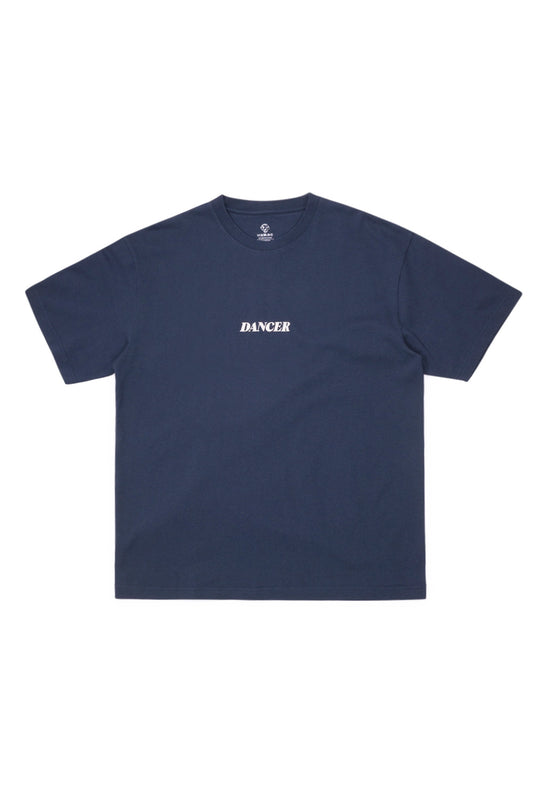 Dancer Italic T-Shirt Navy - BONKERS