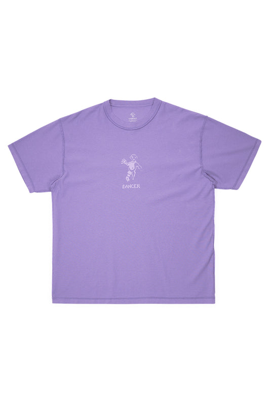 Dancer OG Logo Inside T-Shirt Lavender (Pigment Dyed) - BONKERS