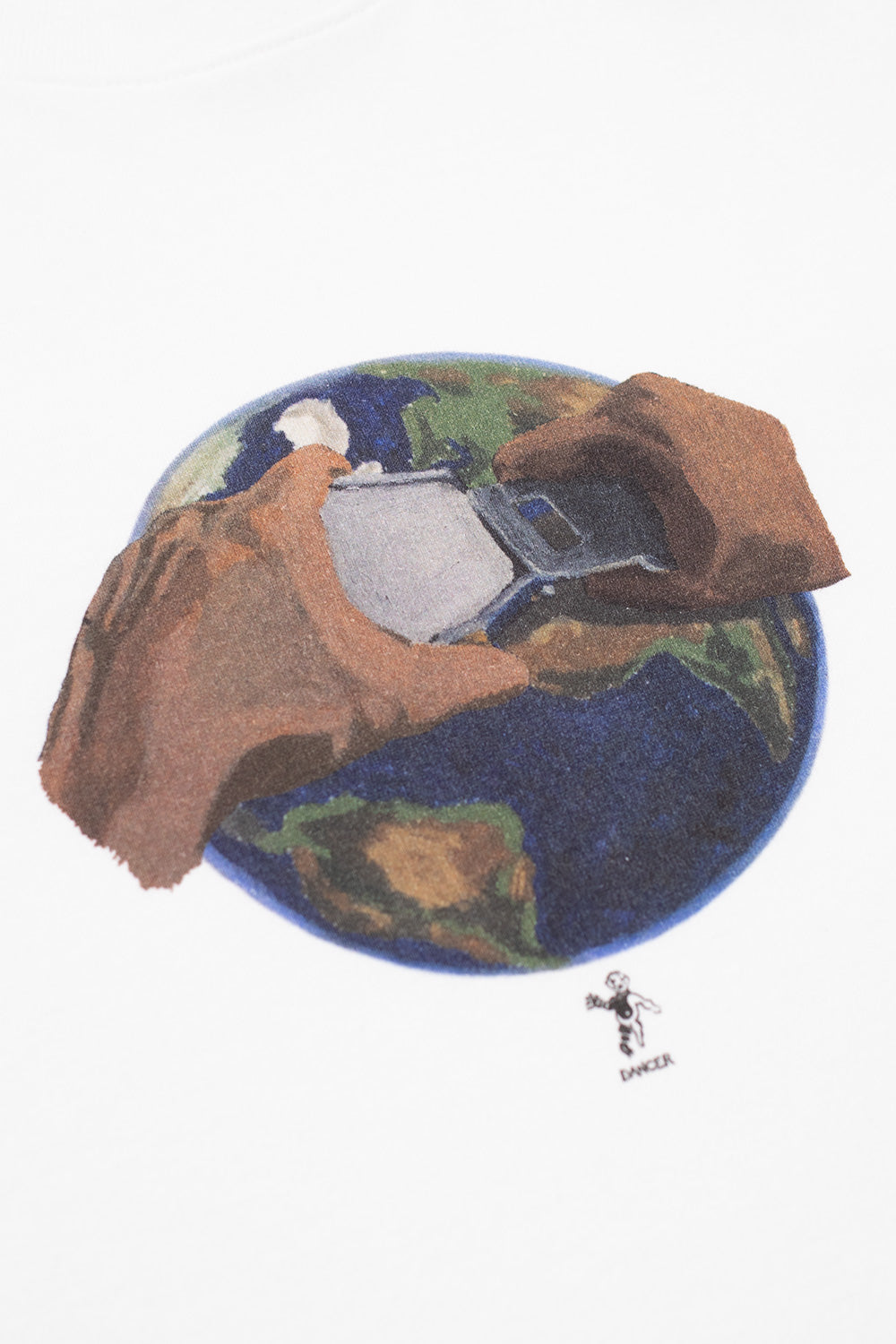 Dancer Turbulence T-Shirt White - BONKERS