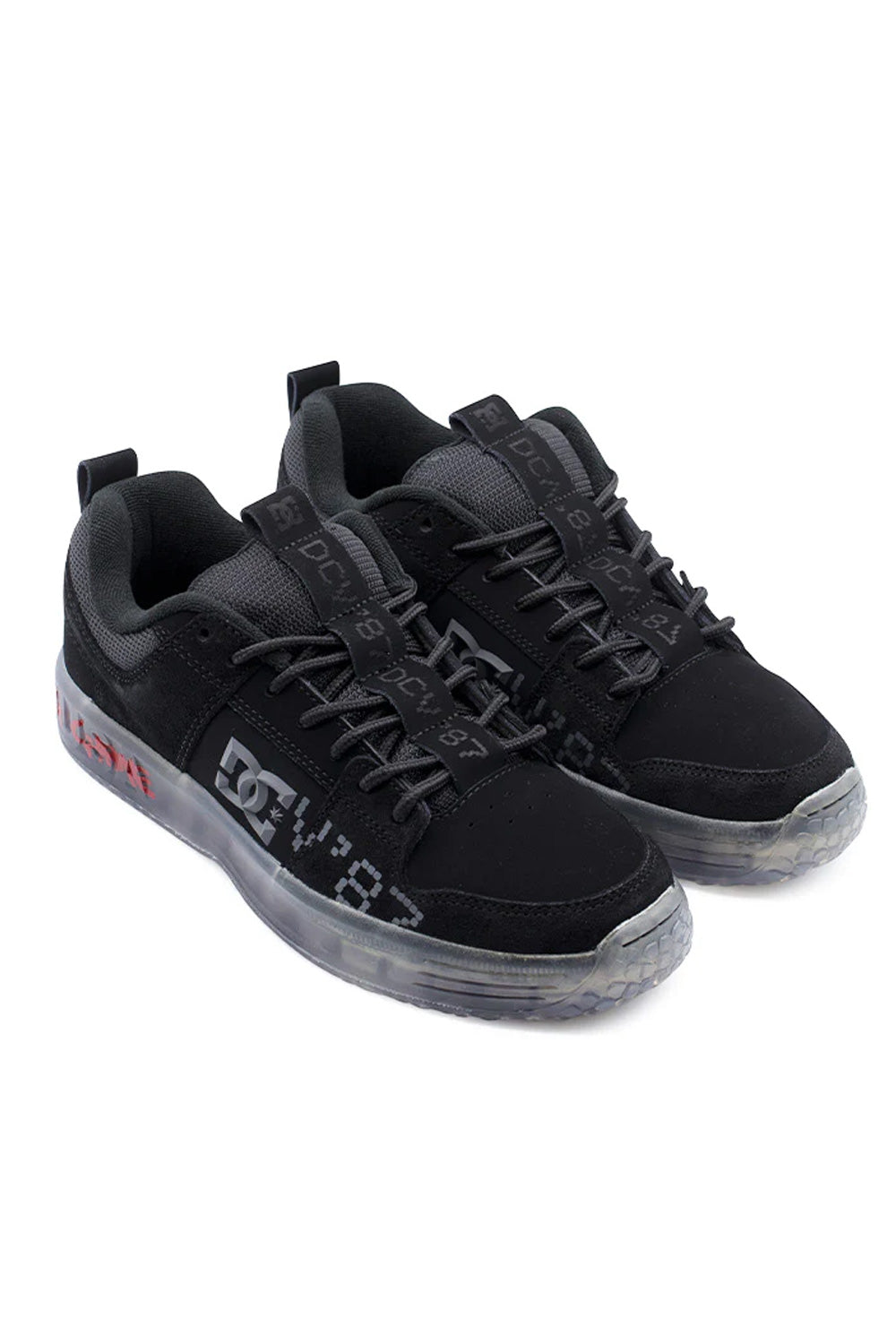 DC Shoes X DCV87 Lynx Shoe (Lucien Clarke) Black - BONKERS