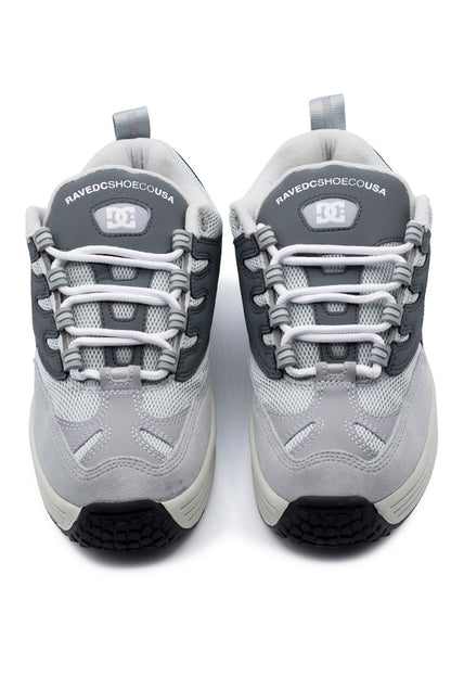 DC Shoes X Rave Skateboards Lukoda Shoe Grey / Grey / Grey - BONKERS