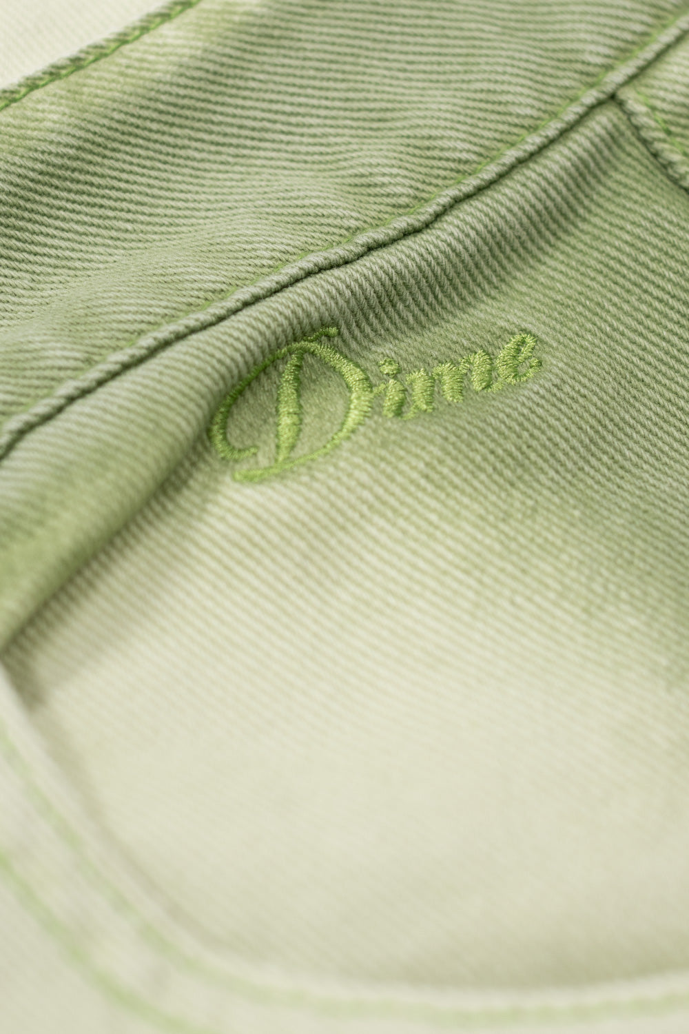 Dime Classic Baggy Denim Pant Matcha - BONKERS